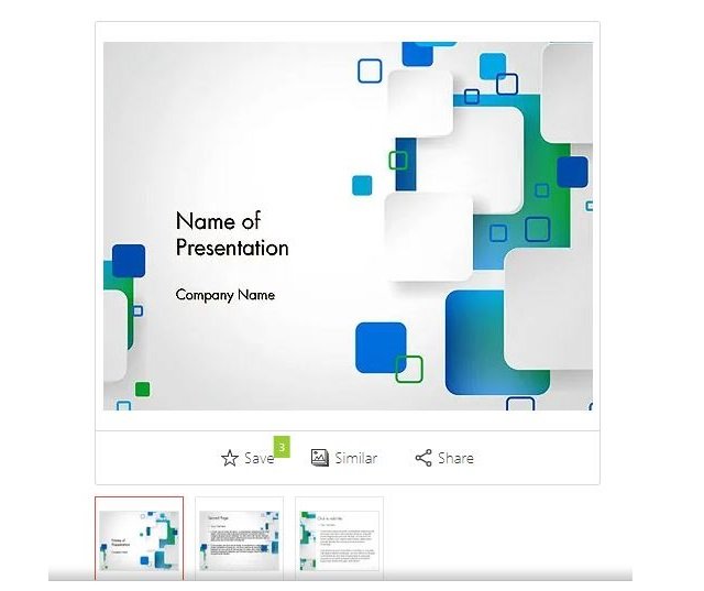 Slide Powerpoint đẹp hình vuông