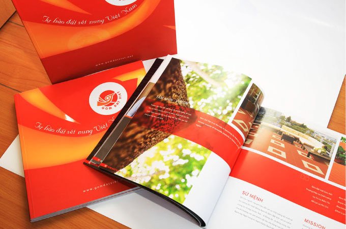 Mẫu thiết kế Profile, Catalogue, Brochure