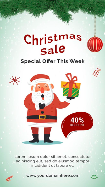 Mẫu thiết kế Merry Christmas đẹp: Thổi làn gió an và hạnh phúc của mùa Thánh lễ (6)