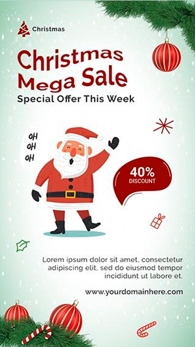 Mẫu thiết kế Merry Christmas đẹp: Thổi làn gió an và hạnh phúc của mùa Thánh lễ (6)