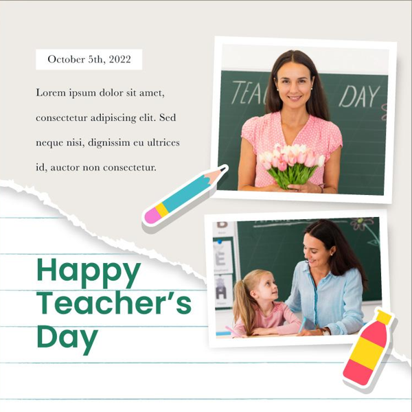 Mẫu thiết kế 20 - 11: Ngày nhà giáo Việt Nam mang “Màu sắc tri ân” (2)