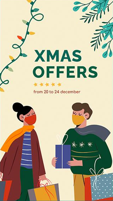 Mẫu thiết kế lễ giáng sinh đơn giản: Thổi làn gió an lành và hạnh phúc của mùa Thánh lễ (8)