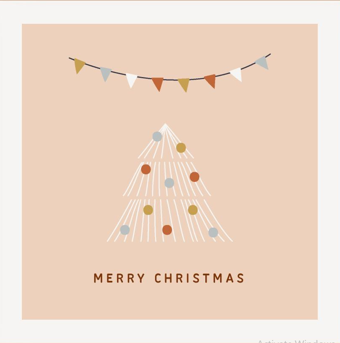 Mẫu thiết kế Christmas Card: Thổi làn gió an và hạnh phúc của mùa Thánh lễ (12)
