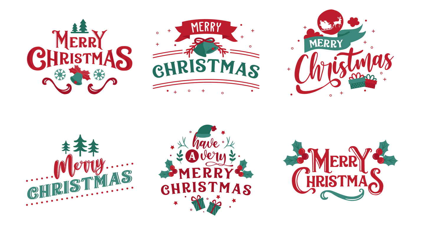 Mẫu chữ Merry Christmas: Thổi làn gió an và hạnh phúc của mùa Thánh lễ (4)
