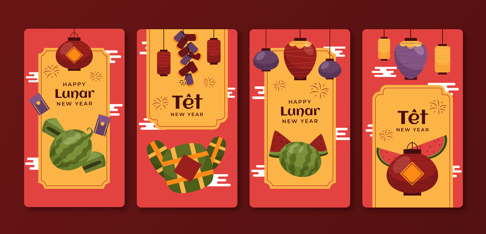 Mẫu thiết kế Happy New Year