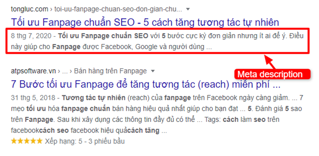 Meta Description tag