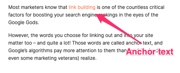 Anchor Text