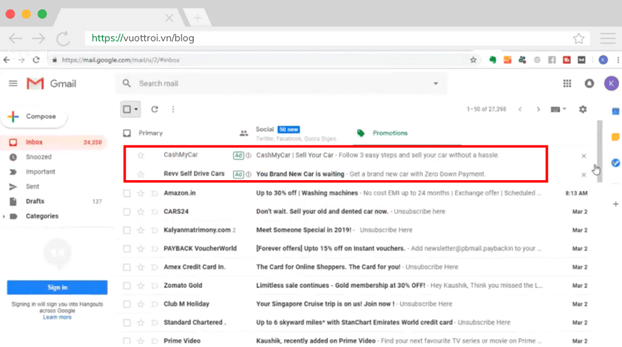 Gmail Ads