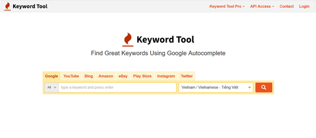 Keyword tool