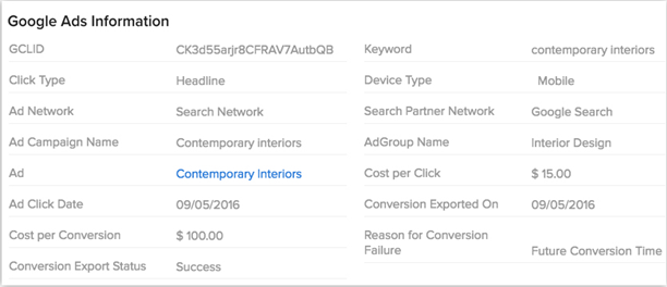 Tích hợp Google ADS với CRM