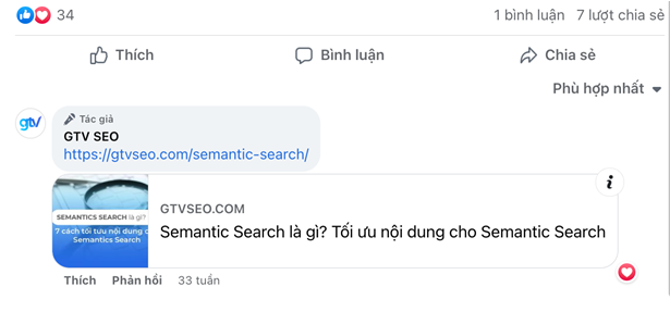 Backlink tại mục bình luận